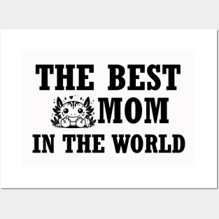 The best axolotl mom in the World T-Shirt Posters and Art